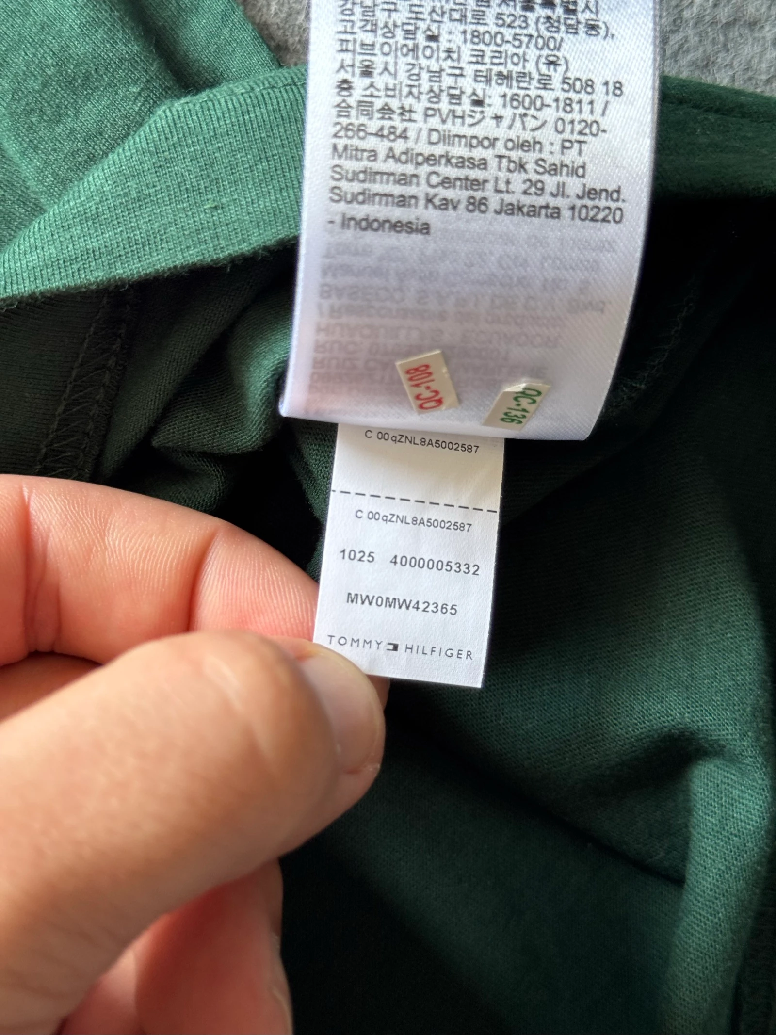 T-Shirt Tommy Hilfiger Green - M – photo 7